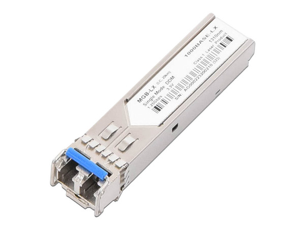 Paquete de 10 Transceptores Planet MGB-LX-V2, mini-GBIC SFP 1G, LC Dúplex para fibra monomodo, 20km.