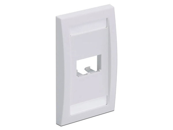 Placa de Pared Panduit CFPE2EIY de 2 puertos. Color Marfil.
