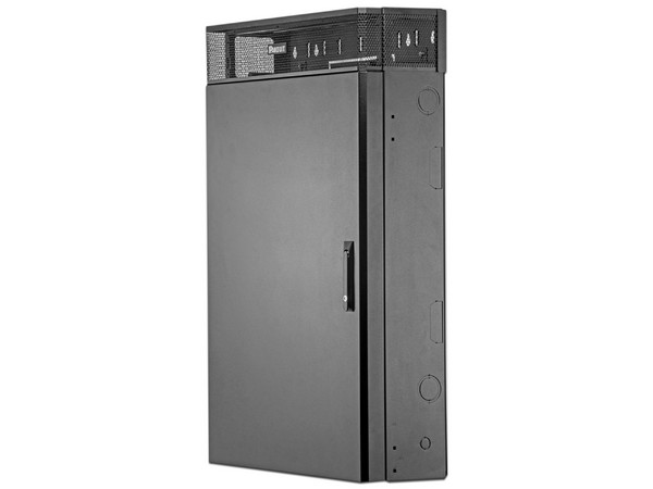 Gabinete de Montaje en Pared Panduit TrueEdge, Con 3 UR para Equipo Activo y 3 UR para Paneles de Parcheo, Color Negro.