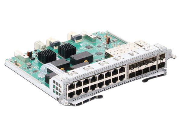 Tarjeta de Red Ruijie cM6000-16GT8SFP2XS con 16 puertos RJ45 1Gb, 8 puertos SFP 1Gb y 2 puertos SFP+ 10Gb para Chasis RG-NBS6002.