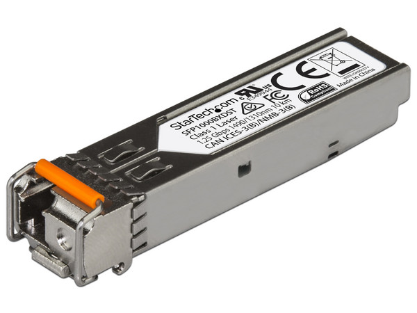 Módulo Transceptor SFP 1000BASE-BX MSA de 1000Mbps, hasta 10Km.