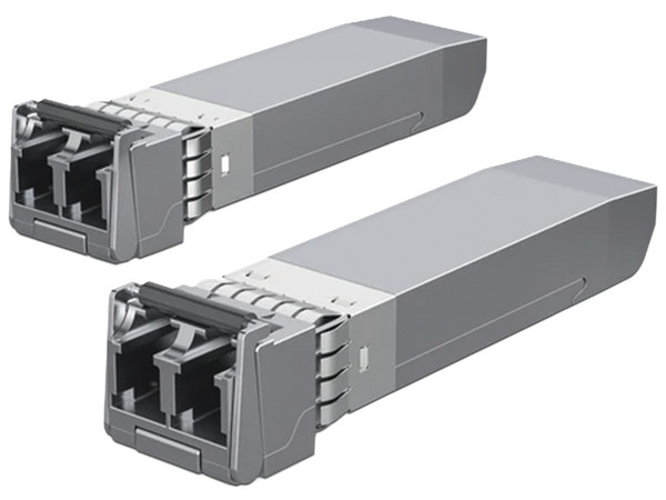 Transceptor de Fibra Óptica Ubiquiti UACC-OM-MM-10G-D SFP, multimodo, 850 nm. Paquete con 2