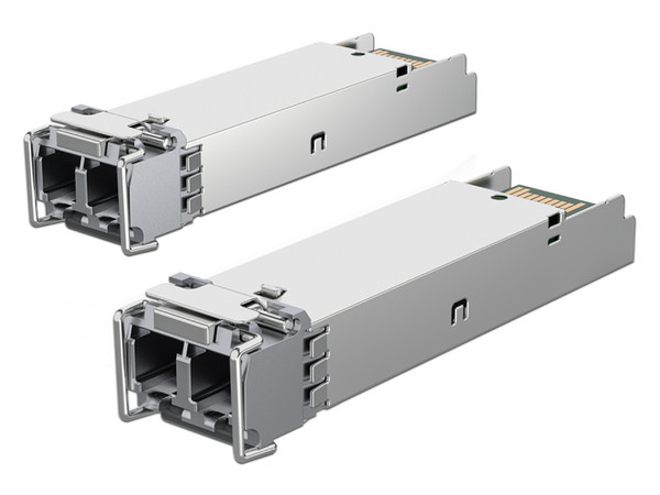 Módulo Transceptor SFP Ubiquiti UACC-OM-MM-1G-D-2, para Multi Modo, hasta 20Km. Paquete de 2 piezas