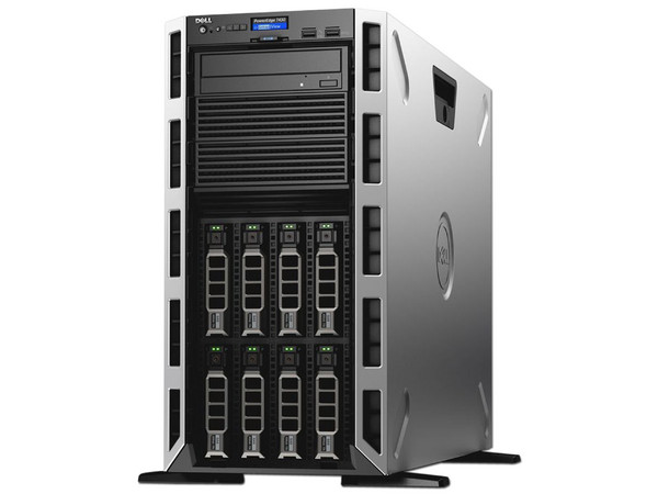 Servidor DELL PowerEdge T330: 
Procesador Intel Xeon E3-1220 v5 (3.0 GHz), 
Memoria RAM 8 GB DDR4 ECC, 3 Discos Duros  de 1TB, 
DVD±RW, Red Gigabit, 
No incluye S.O.