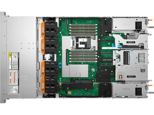 Servidor DELL PowerEdge R470:
Procesador Intel Xeon 6505P (hasta 4.1 GHz),
Memoria 32GB DDR5, 
Almacenamiento SSD de 480GB,
S.O. No Incluye.