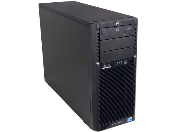 Servidor HP ProLiant  ML150 G6:
Procesador Intel Xeon E5504 (2.0 GHz),
Memoria Ram 2GB, No incluye Disco Duro,
Super Multi DVD,
Red Gigabit.