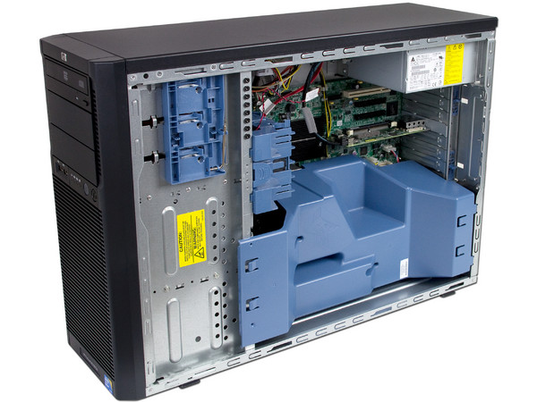 Servidor HP ProLiant  ML150 G6:
Procesador Intel Xeon E5504 (2.0 GHz),
Memoria Ram 2GB, No incluye Disco Duro,
Super Multi DVD,
Red Gigabit.