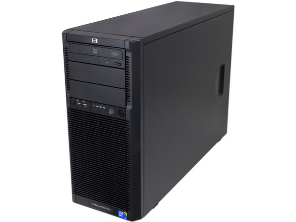 Servidor HP ProLiant  ML150 G6:
Procesador Intel Xeon E5504 (2.0 GHz),
Memoria Ram 2GB, No incluye Disco Duro,
Super Multi DVD,
Red Gigabit.