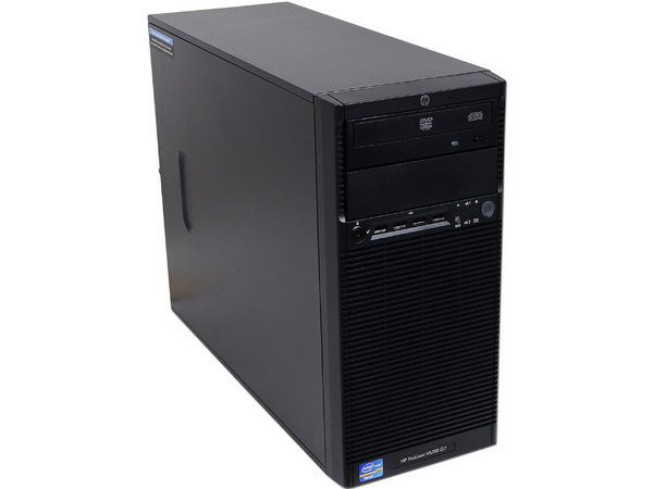 Servidor HP ProLiant ML110 G7:
Procesador Intel Xeon E3-1220 (3.1 GHz),
Memoria 2GB DDR3, D.D. de 250GB, 
DVD-ROM 16x, 
Red Gigabit.