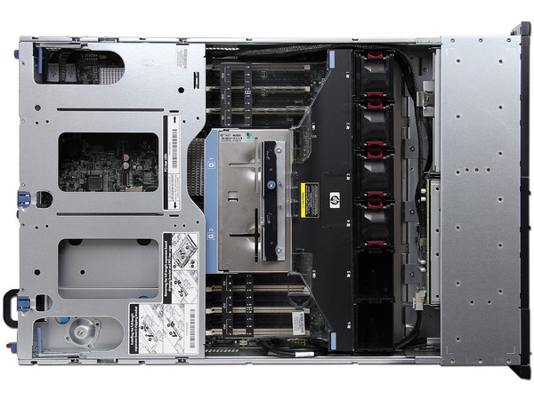 Servidor HP ProLiant  DL380 G7:
Procesador Intel Xeon E560 (2.13 GHz),
Memoria Ram 4GB, No incluye Disco Duro,
Red Gigabit.