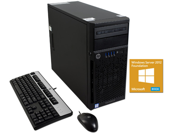 Servidor HP ProLiant ML30 G9:
Procesador Quad-Core Intel Xeon E3-1220 v5 (3.0 GHz),
Memoria RAM 4 GB DDR4 ECC,
Disco Duro de 1 TB, DVD/RW,
Red Gigabit, No incluye S.O.
Incluye Microsoft Windows Server 2012 R2 Foundation ROK (64-bit) en español.