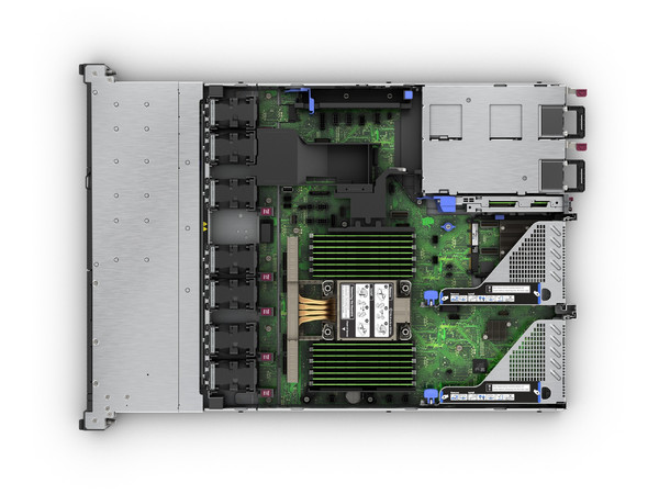 Servidor HPE ProLiant DL320: 
Procesador Intel Xeon Bronze (2.20 GHz), 
Memoria RAM 32 GB DDR5 ECC, No Incluye Disco Duro, 
Red Gigabit, No incluye S.O.