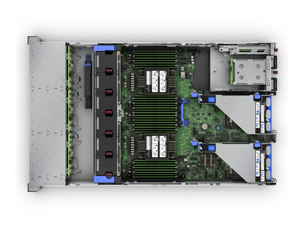 Servidor HPE ProLiant DL380 Gen 11: Procesador Intel Xeon 4516Y+ (2.40 GHz), Memoria RAM 64 GB DDR5 ECC, 8 Bahías SFF, No Incluye Disco Duro, No incluye S.O.
