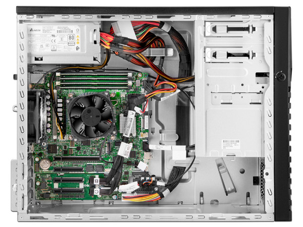 Servidor HPE ProLiant ML30 Gen11:
Procesador Intel Xeon 6325P (hasta 5.2 GHz), 
Memoria de 32GB DDR5, 
SSD de 480GB, 
S.O. No Incluido.