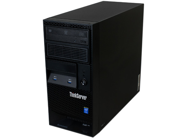 Servidor Lenovo ThinkServer TS140,
Procesador Xeon E3-1226 V3 (hasta 3.7 GHz),
8GB ECC UDIMM, D.D. de 1 TB, DVD-ROM,
No incluye S.O.