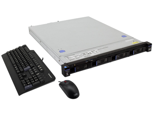 Servidor Lenovo System x3250 M5 de Rack:
1x CPU Dual-Core Intel Pentium G3440 (3.3 GHz),
8GB RAM DDR3 ECC, 1x D. D. 500 GB,
4x Bahías Hot-Swap de 3.5