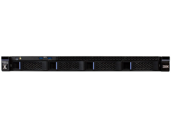 Servidor Lenovo System x3250 M5 de Rack:
1x CPU Dual-Core Intel Pentium G3440 (3.3 GHz),
8GB RAM DDR3 ECC, 1x D. D. 500 GB,
4x Bahías Hot-Swap de 3.5