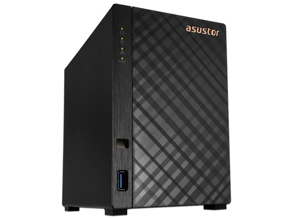 Servidor NAS Asustor AS1202T: 
Procesador Realtek (hasta 1.7 GHz), 
Memoria de 1GB DDR4, 
2 Bahías de Discos Duros (No Incluidos), 
S.O. No Incluido.