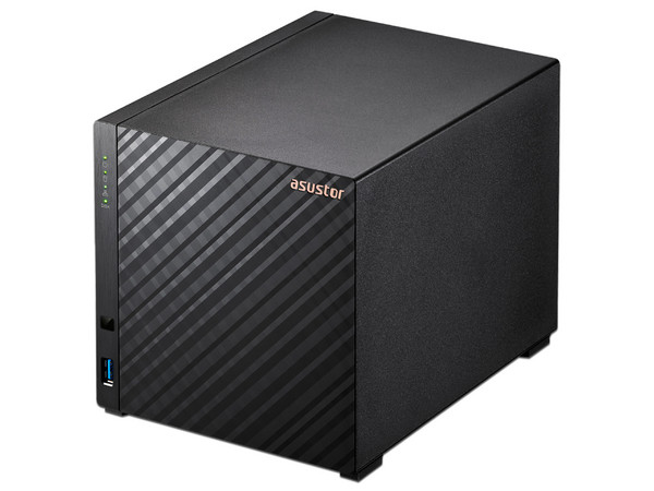 Servidor NAS Asustor AS1204T: 
Procesador Realtek (hasta 1.7 GHz), 
Memoria de 1GB DDR4, 
4 Bahías de Discos Duros (No Incluidos), 
S.O. No Incluido.