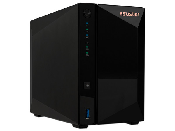 Servidor NAS Asustor Drivestor 2 Pro, Procesador Quad Core (hasta 1.7 GHz), Memoria de 2GB DDR4, 2 Bahías, S.O. No Incluido.