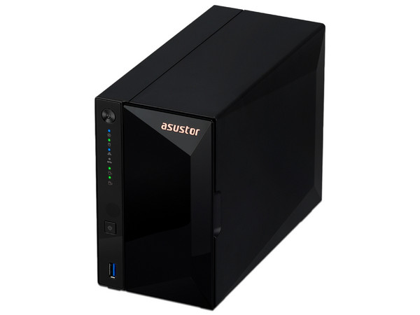 Servidor NAS Asustor Drivestor 2 Pro, Procesador Quad Core (hasta 1.7 GHz), Memoria de 2GB DDR4, 2 Bahías, S.O. No Incluido.