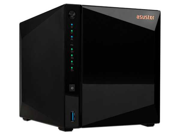 Servidor NAS Asustor Drivestor 4 Pro Gen2: Procesador  Realtek RTD1619B (hasta 1.7 GHz), Memoria de 2GB DDR4, 4 Bahías, S.O. No Incluido.