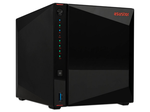 NAS Asustor AS5404T Nimbustor 4 Gen2, CPU Celeron N5105, 4GB, 4 Ranuras M.2, 4 Bahías HDD/SSD.