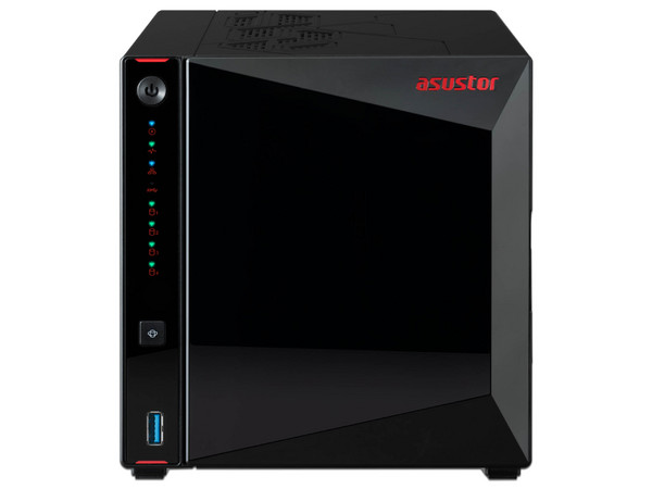NAS Asustor AS5404T Nimbustor 4 Gen2, CPU Celeron N5105, 4GB, 4 Ranuras M.2, 4 Bahías HDD/SSD.