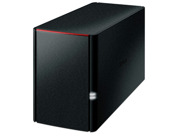 Servidor NAS Buffalo LinkStation SoHo de 2 Bahías, 8TB (2x 4TB), Marvell Armada 370 (hasta 0.8GHz), SATA III. Color Negro.