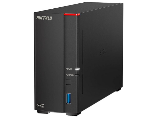 Servidor NAS Buffalo LinkStation: 
Procesador Hexa-Core (hasta 1.3 GHz), 
Memoria de 2GB DDR4, 
1 Bahia de Disco Duro, 
S.O. No Incluido.