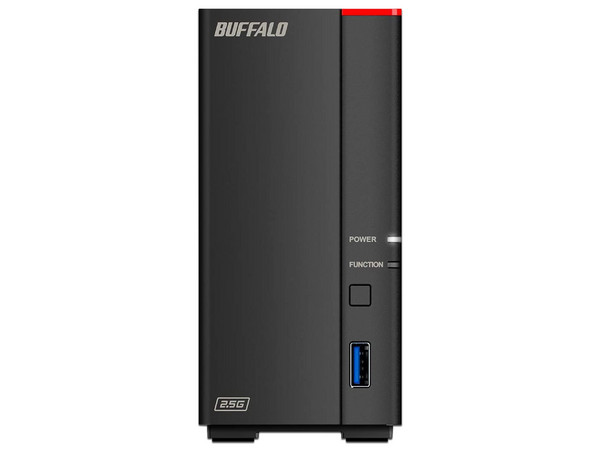 Almacenamiento NAS Buffalo LinkStation 710D de 8 TB (1 x 8 TB) 1-BAY , Ethernet, RJ45, USB 2.0.