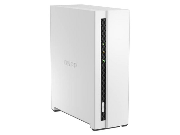 Unidad de Almacenamiento NAS QNAP TS-133:
Procesador ARM Cortex A55 (hasta 1.8 GHz), 
Memoria RAM de 2GB DDR4, 
1 Bahia SATA de 3.5