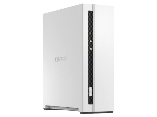 Unidad de Almacenamiento NAS QNAP TS-133:
Procesador ARM Cortex A55 (hasta 1.8 GHz), 
Memoria RAM de 2GB DDR4, 
1 Bahia SATA de 3.5