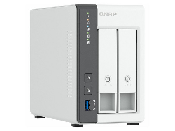 Servidor NAS de Almacenamiento QNAP TS-216G-US, Tower Cortex-A Cortex-A55 4 GB. Color Blanco.