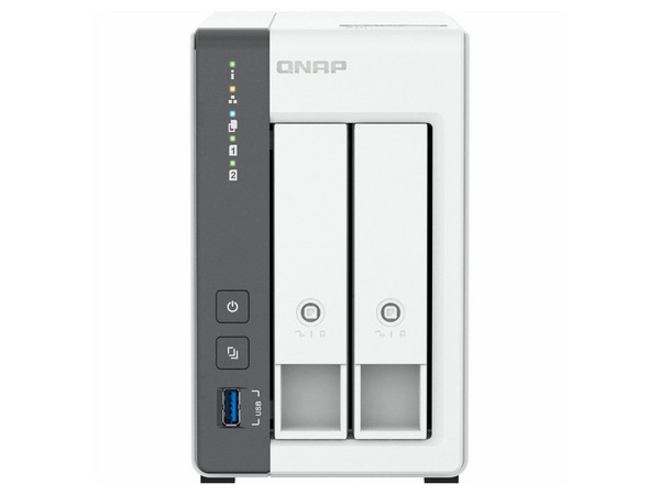 Servidor NAS de Almacenamiento QNAP TS-216G-US, Tower Cortex-A Cortex-A55 4 GB. Color Blanco.