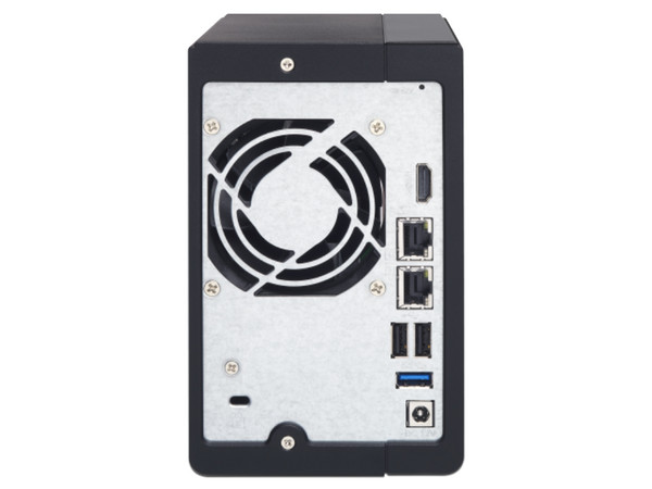 NAS QNAP TS 251P con 2 Bahías para Discos de 3.5, 2 x Gigabit, 3 x USB3.0, 2 x USB 2.0,   2 GB DDR3L, (no Incluye discos duros).
