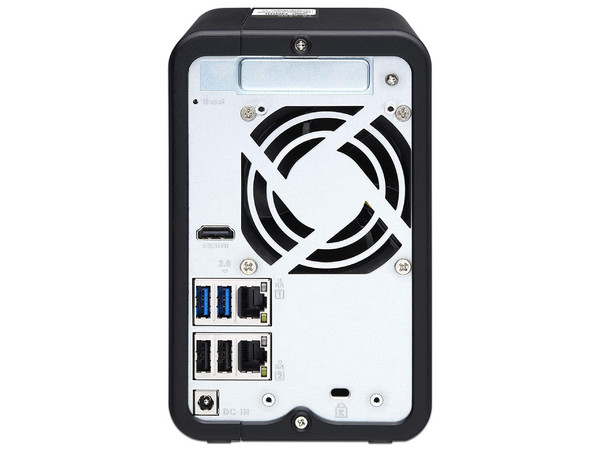 Servidor NAS QNAP TS-253D-4G-US, con 2 bahías para discos duros (no incluidos), 2 Puertos Gigabit, 4GB DDR4.