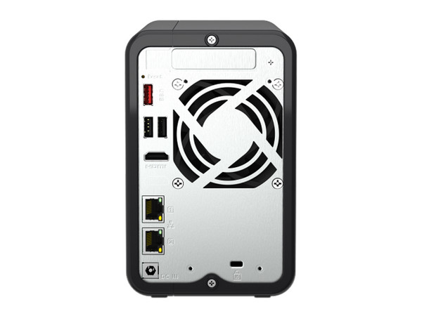 Servidor NAS QNAP TS-264-8G-US, Procesador Intel Celeron N5095 de 4 núcleos (hasta 2.9 GHz), Memoria de 8 GB, Red de 2.5 GbE, Hasta 2 Bahías SATA.