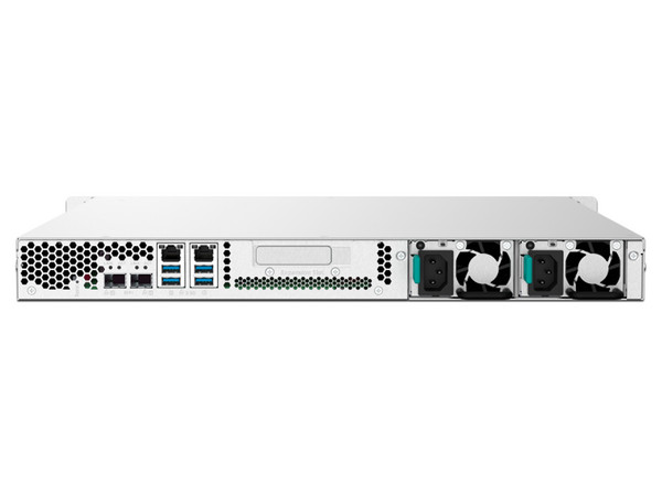 Servidor NAS QNAP TS-432PXU-RP-2G-US, con 4 bahías para discos duros (no incluidos), 2 Puertos Gigabit, 2GB DDR4.