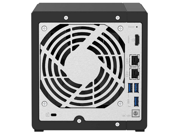 NAS QNAP TS-451D2-2G con 4 bahías para discos duros (no incluidos), HDMI, 2 Puertos Gigabit, 2GB DDR4, USB 3.2.