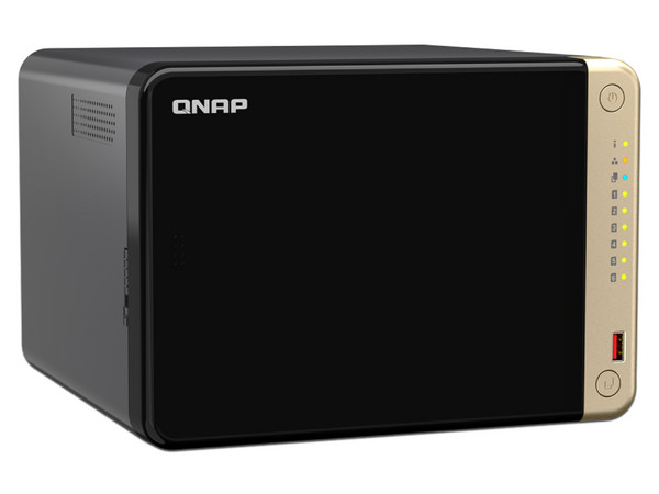 Servidor NAS QNAP TS-664-8G-US: 
Procesador Intel Celeron N5095 (hasta 2.9 GHz), 
Memoria de 8GB DDR4, 
6 Bahías SATA (No Incluye Discos Duros).