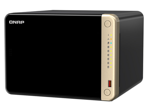Servidor NAS QNAP TS-664-8G-US: 
Procesador Intel Celeron N5095 (hasta 2.9 GHz), 
Memoria de 8GB DDR4, 
6 Bahías SATA (No Incluye Discos Duros).