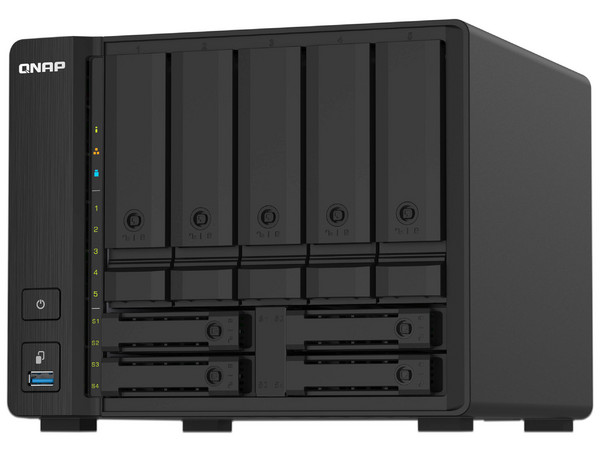Servidor NAS QNAP TS-932PX-4G-US, con 9 bahías para discos duros, Memoria RAM de 4GB DDR4, 2 Puertos 2.5GbE.