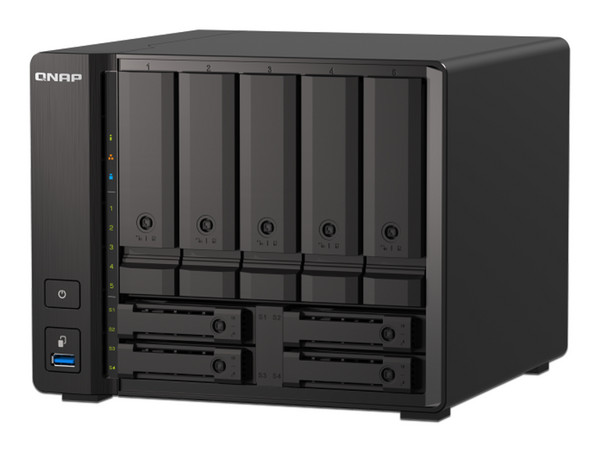 NAS QNAP TS-h973AX-8G-US con 9 Bahías para Discos de 3.5