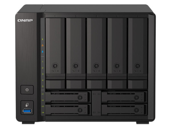 NAS QNAP TS-h973AX-8G-US con 9 Bahías para Discos de 3.5
