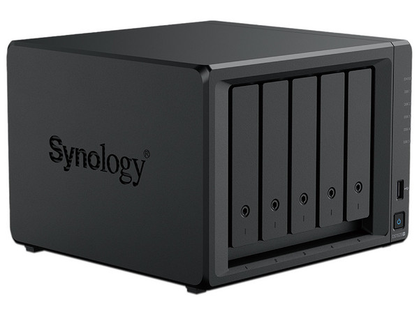 NAS, Synology, DS1525+, 5 Bahías, 8GB DDR4, 2.5GbE LAN x2, USB 3.2, Ryzen V1500B.
