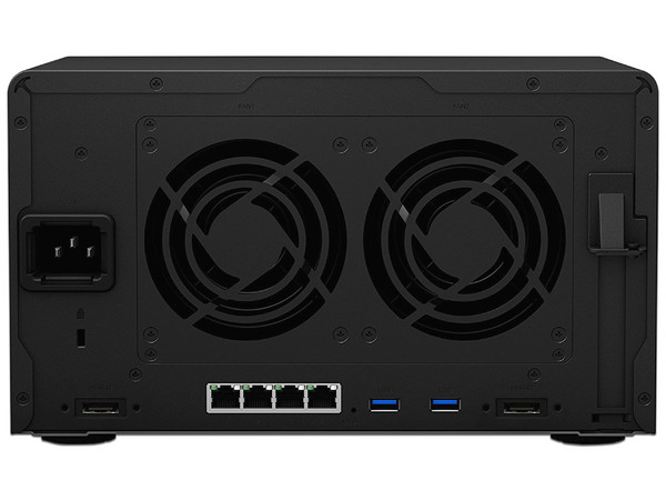 NAS SYNOLOGY DS1618 con 6 Bahías para Disco de 3.5, 4 Puertos Gigabit, 4 GB DDR4, hasta 72 TB.