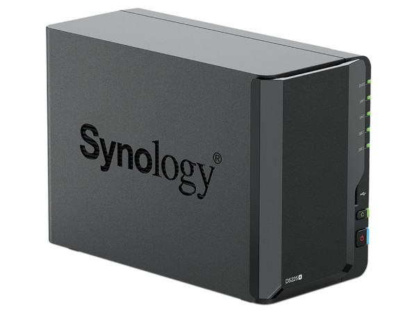 Servidor NAS Synology DiskStation DS225+: 
Procesador Intel Celeron J4125 (hasta 2.7 GHz), 
Memoria de 2GB DDR4, 
2 Bahias de Discos Duros (No Incluidos), 
Color Negro.