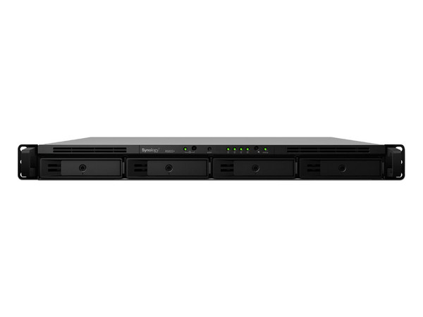 Almacenamiento NAS Synology RS822RP+ de 4 Bahías, hasta 72TB, Memoria RAM de 2GB, 1UR, Fuente de alimentación redundante.