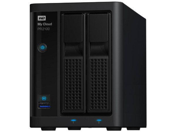 Almacenamiento NAS Western Digital My Cloud Pro Series PR2100 de 12 TB, Ethernet, USB 3.0.